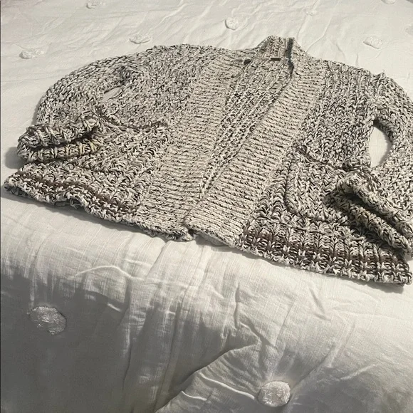 Free People Black and Brown Knit Cardigan - Picture 6 of 6